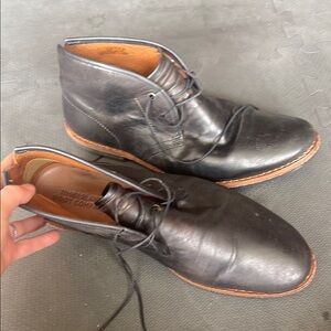 Timberland Black Chukka Boots with Lace-Up Design